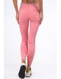 Jambiere sport coral cu cusături MR13233 - Magazin online - Boutique